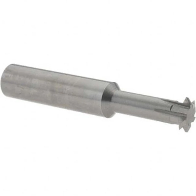 Accupro 1/2 1/2 Cut Diam, 0.109 Cut Width, 1/2 Shank, Solid Carbide Double-Angle Cutter Uncoated, 6 Teeth, 3 OAL 3165...